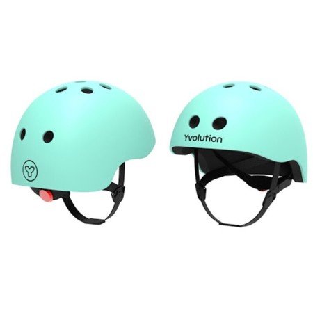 Casco pequeño verde Yvolution