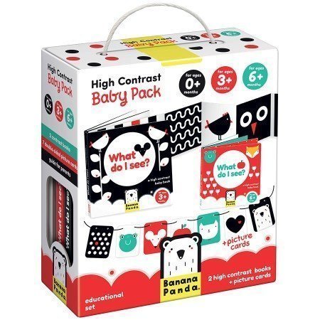 Baby pack alto contraste Banana Panda