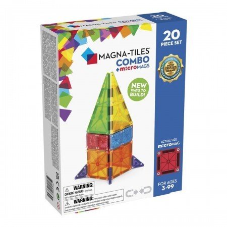 Magna-Tiles 20pc. Combo + microMAGS