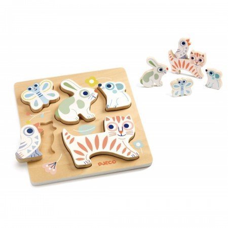 Puzzle Baby blanco BabyAnimali