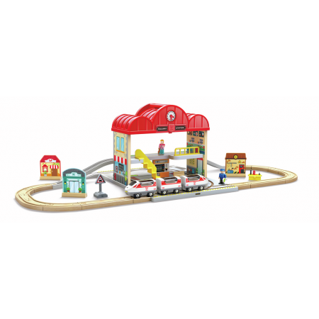Set de Estación de Tren Portátil