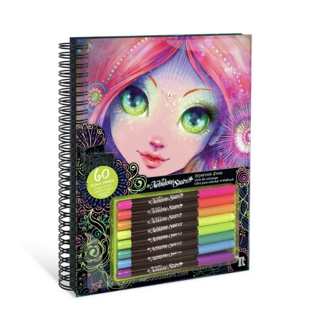 Cuaderno Creativo de Páginas Negras...