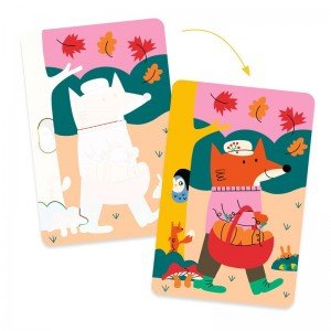 Colorear con agua 4 temporadas 2