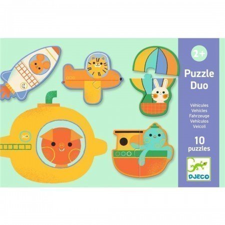 Puzzle dúo vehículos