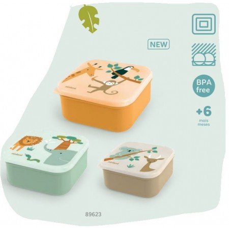 Cajitas para almuerzo sanckbox- Jungle