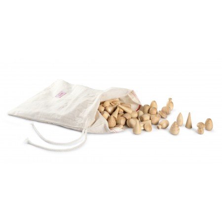 Mandala madera natural