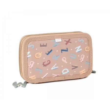 Estuche plumier doble Funny Letters