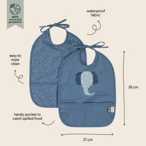 Babero impermeable 2-pack... 2