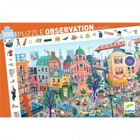 Puzzle Observación La ciudad 200p.