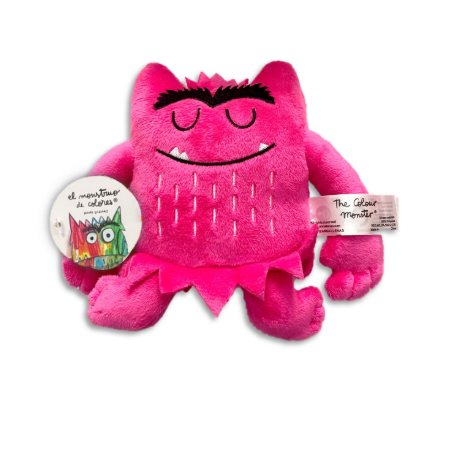 Pequeño peluche monstruo de colores...