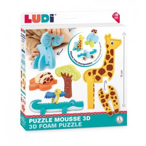 Puzzle de espuma 3D Ludi