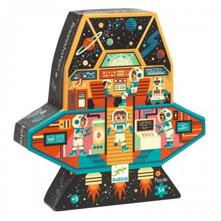 Puzzle Silueta Estación espacial 54p.
