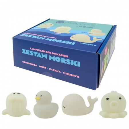 Animalito marino para baño con luces