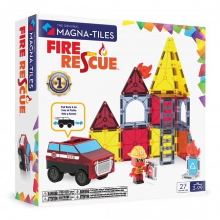 MAGNA-T Estación de bomberos Set 27 pcs