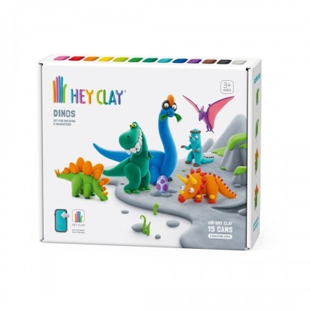 Plastilina - Dinosaurios set 6 figuras