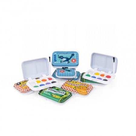 Minipaletas acuarela