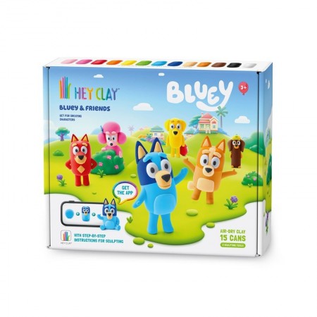 Plastilina - Bluey y sus Amigos set 6...