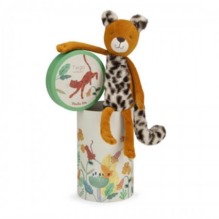 Muñeco leopardo Taïgo Forêt Mawa