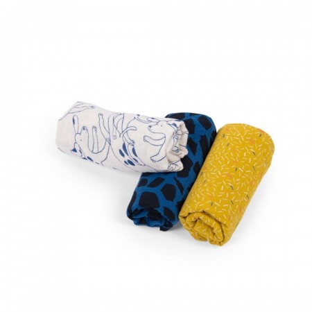 Juego de 3 muselinas...