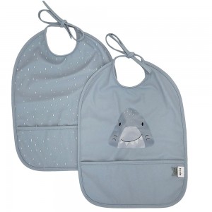 Babero impermeable 2-pack -...