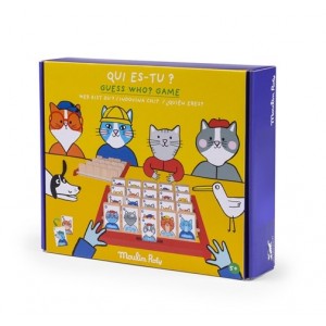 ¿Quién eres? Juego de madera