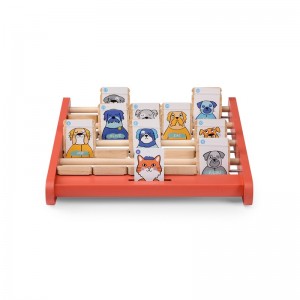 ¿Quién eres? Juego de madera 2