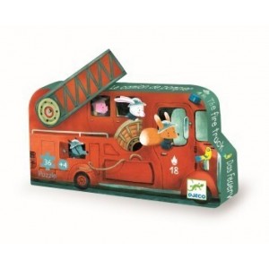 Puzzle Silueta El camión de...