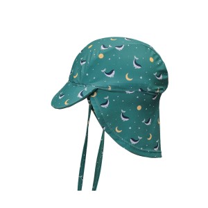 Gorro Playa Bebé Whale Teal