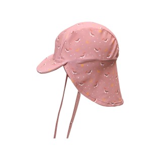 Gorro Playa Bebé Whale Pink