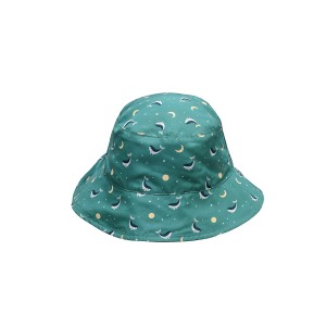 Gorro Reversible Whale Teal 2
