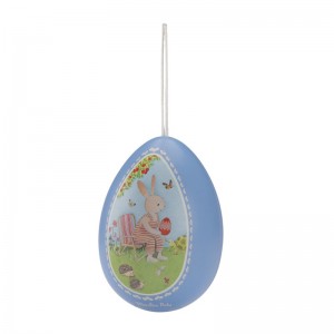 Pequeño huevo metal azul... 2