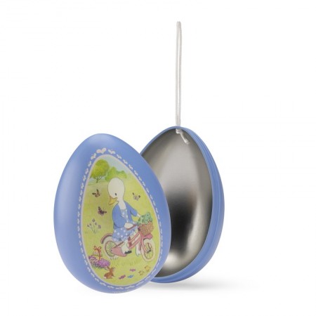 Pequeño huevo metal azul Gran Familia