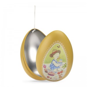 Gran huevo metal amarillo...