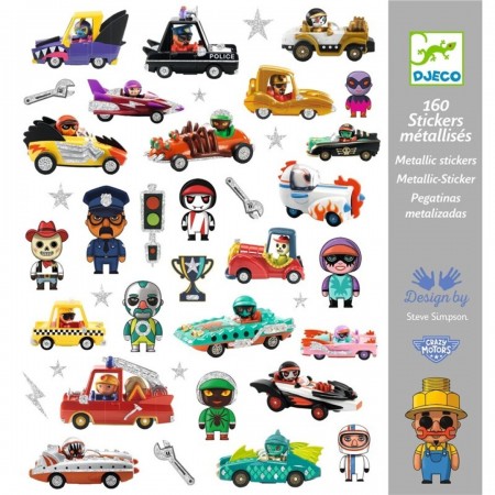 Pegatinas El universo de los Crazy...