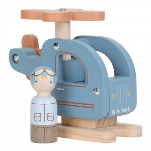 Helicóptero de madera
