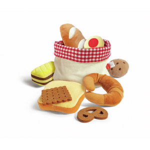 Cesta de Pan de Tela