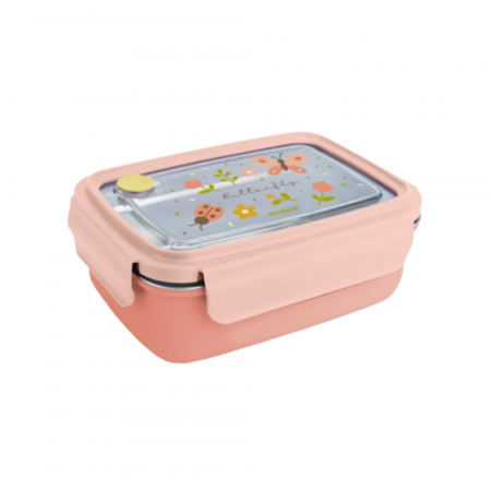 Steel Lunchbox Butterfly