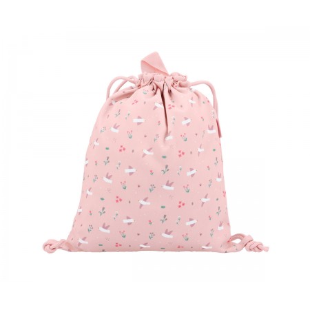 Mochila Saco Tela Blossom Birds