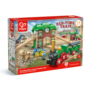 Set de Tren Retro de Madera...