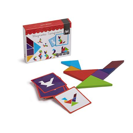 Magnetic tangram