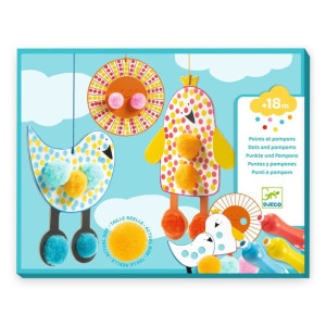 Colorear Puntos y Pompones...