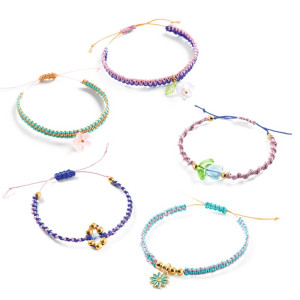 Pulseras de macramé azules 2
