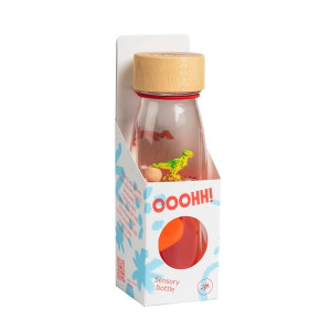 Botella sensorial T-Rex