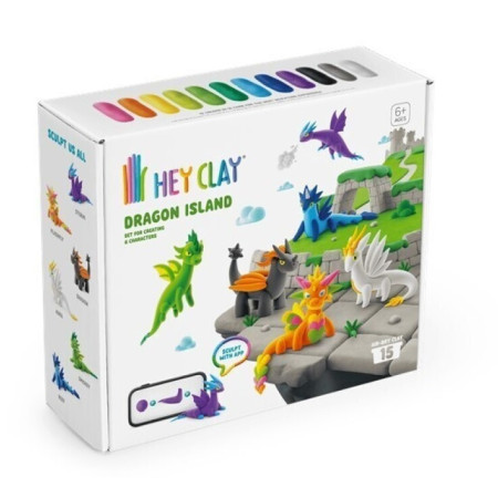 Plastilina - Isla de Dragones 6 figuras