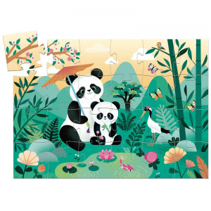 Puzzle Silueta Leo el panda 2