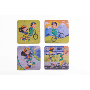 Puzzle evolutivo riders 4 en 1 2