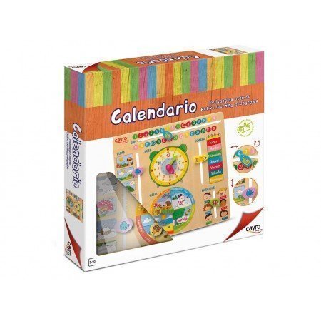 Reloj calendario en castellano