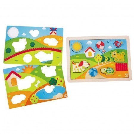 Puzzle 3 in 1 pepe  friends