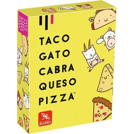 Taco, gato, cabra, queso, pizza juego...