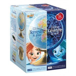 Globo terráqueo día y noche